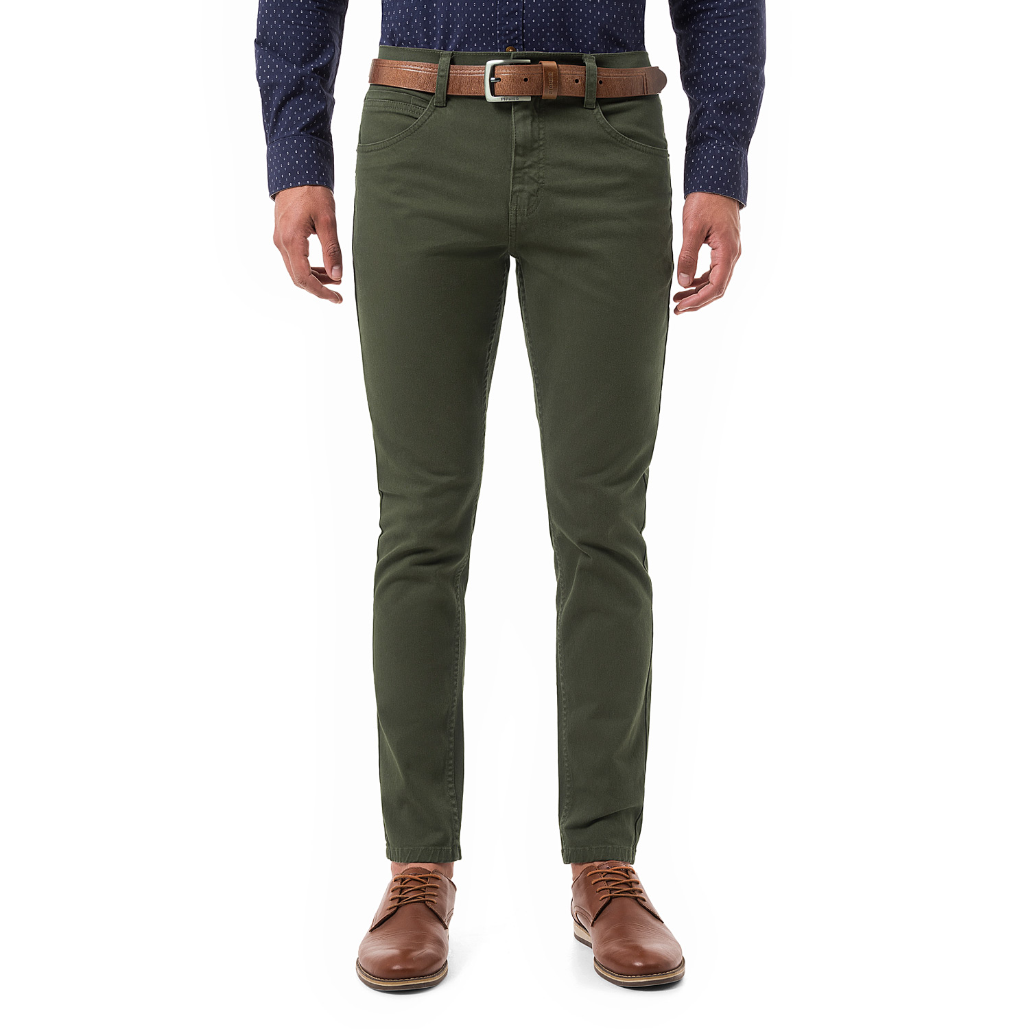 Camisa Pantalon Verde Bolsillos Combinar Pantalón Verde Olivo