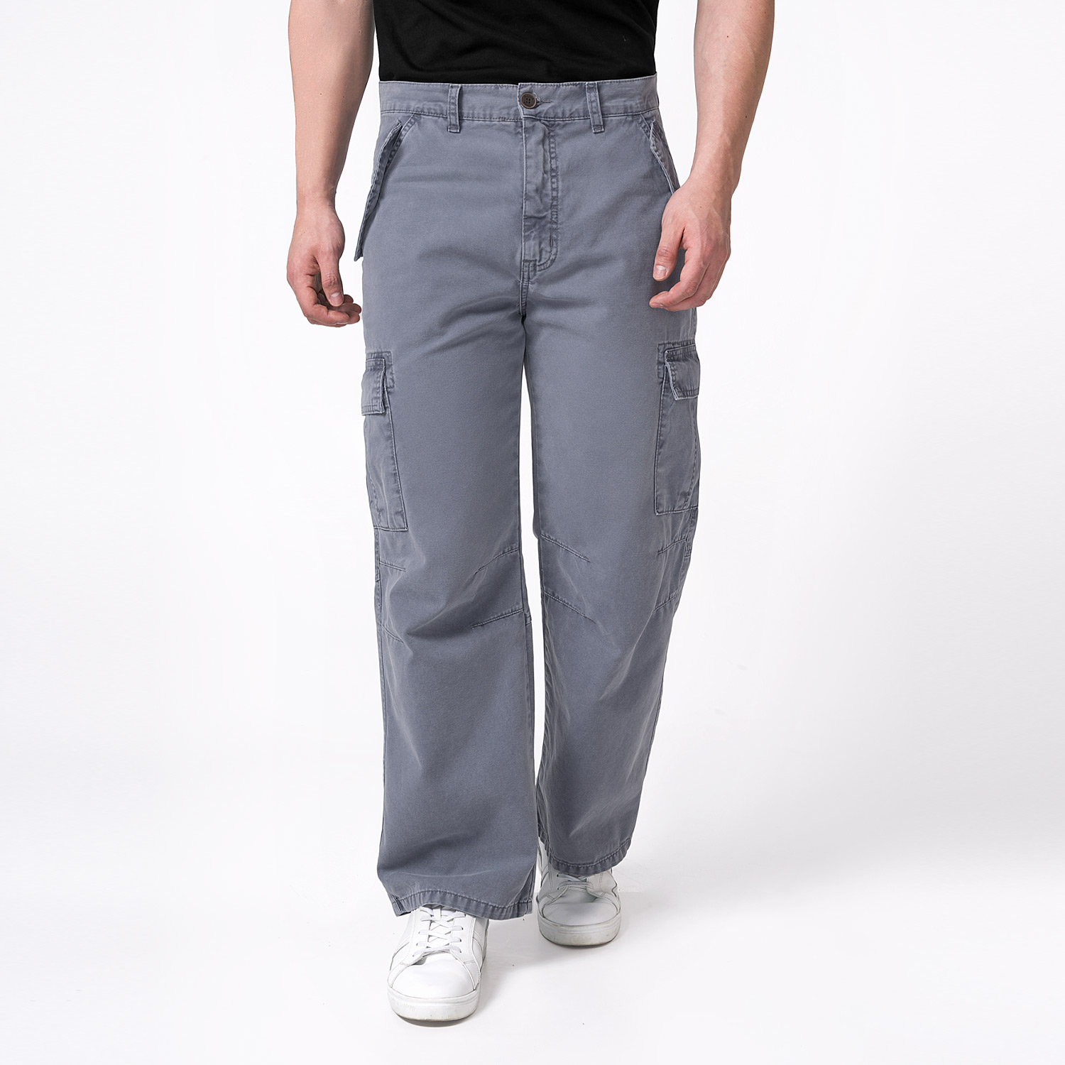 Pantalon Primark Slim Cargo Hombre Negras De Pantalón Primark Slim - Main Image