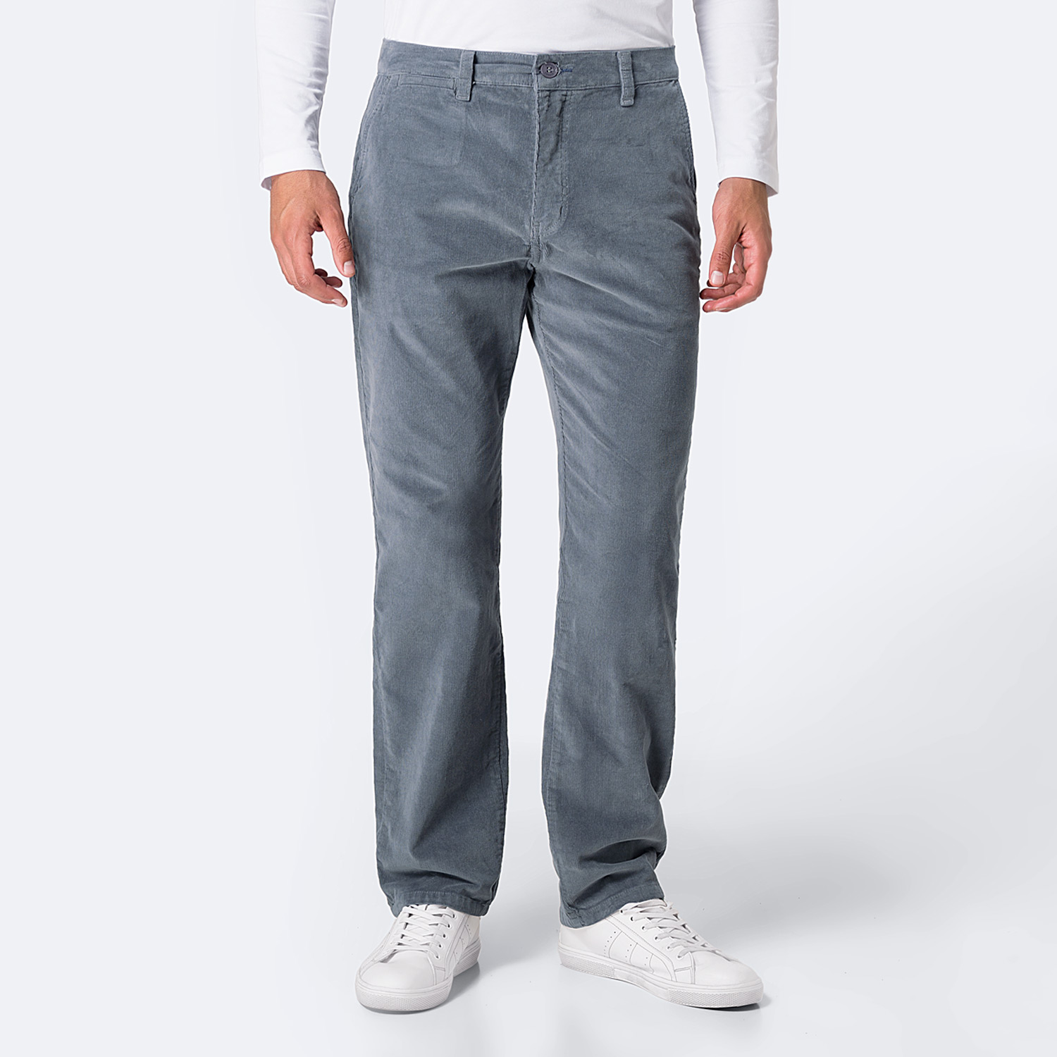 Pantalon Corduroy Comfort (Rct) Josef Corduroy Gris | Pionier