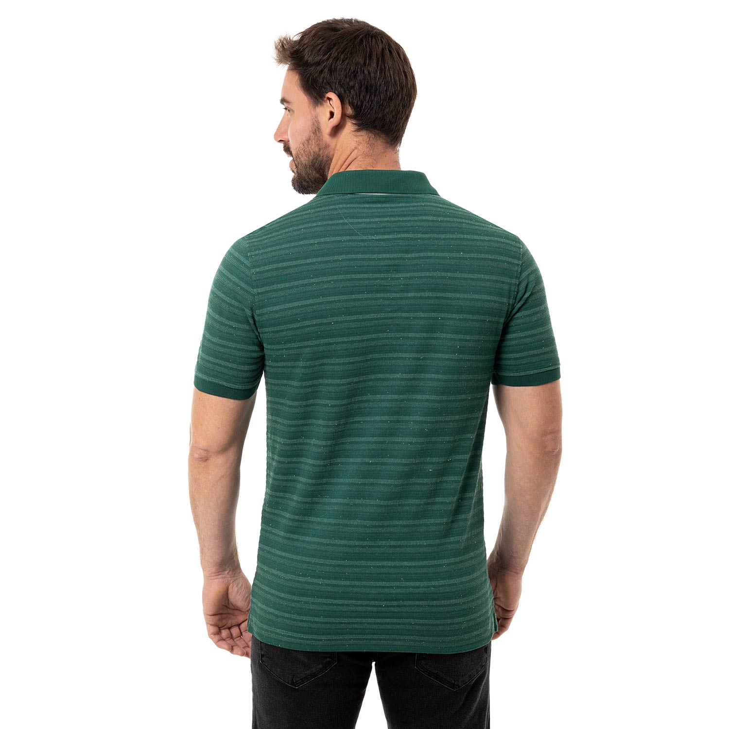 別注 Cotton Pique Jersey Polo Polo Box Jersey Jacquard M/C Regular Fit Luqa Bottle | Pionier