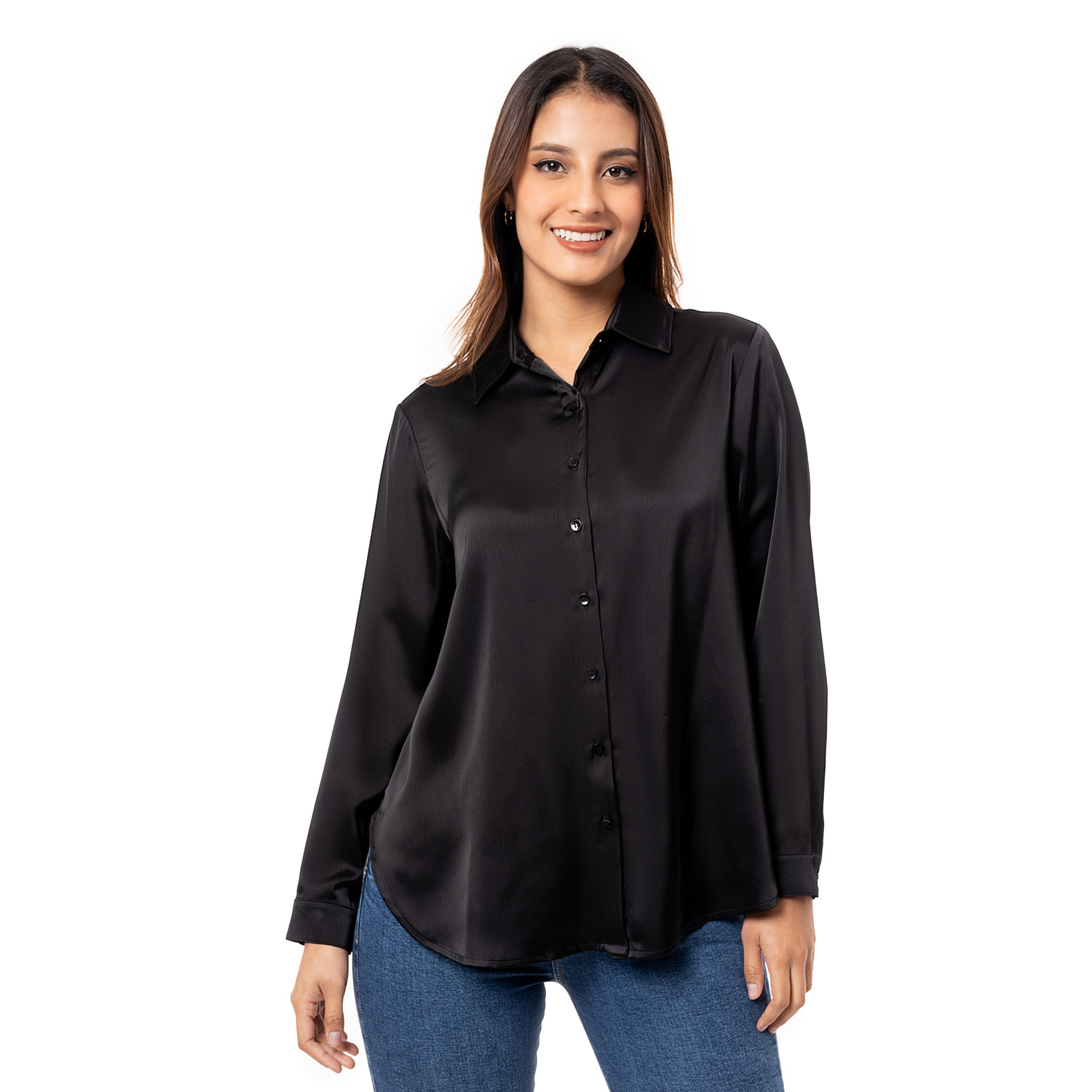 Jeans Outfit Blusa Satinada Mom Jeans With Belt To Style Outfit