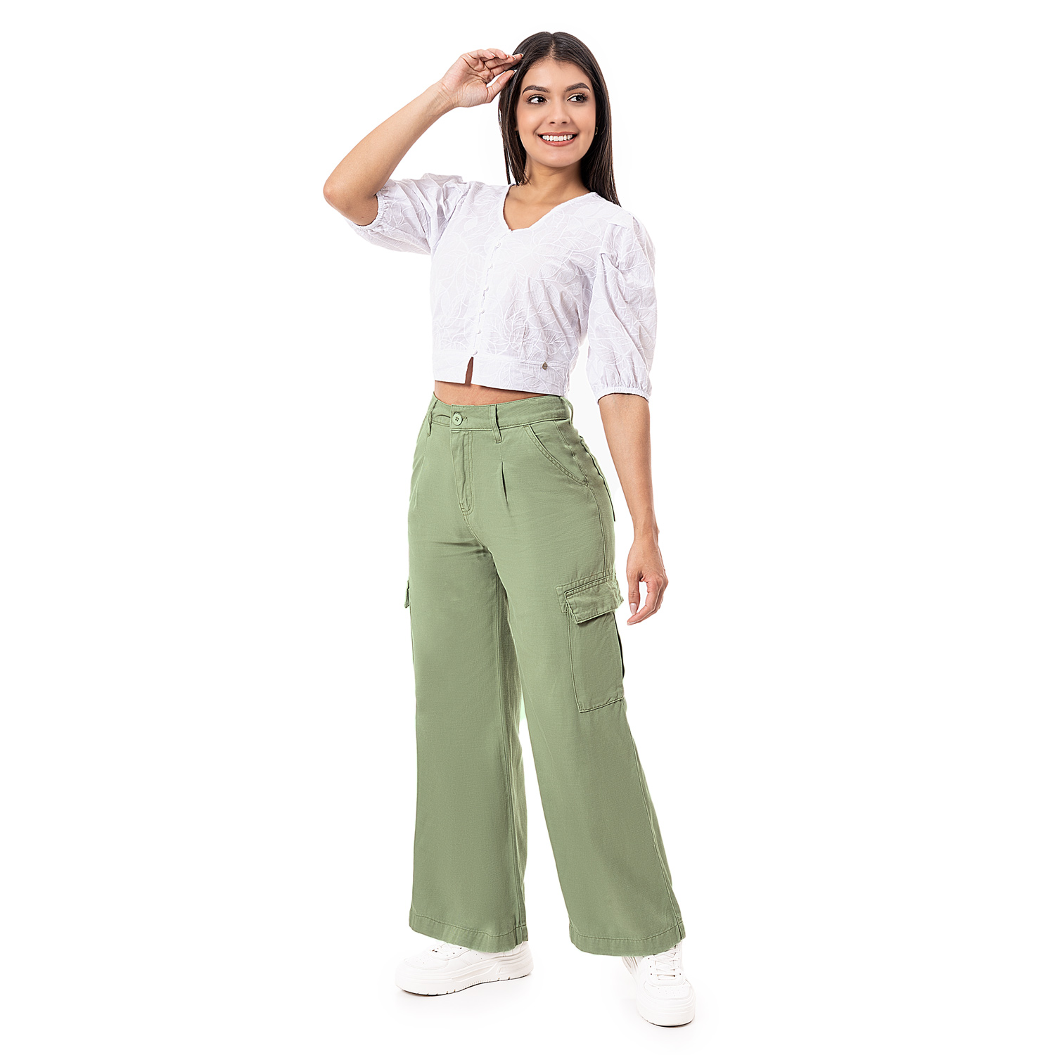 Pantalones Pioner Pantalon Jean Jogger Mujer Palazzo Pantalones