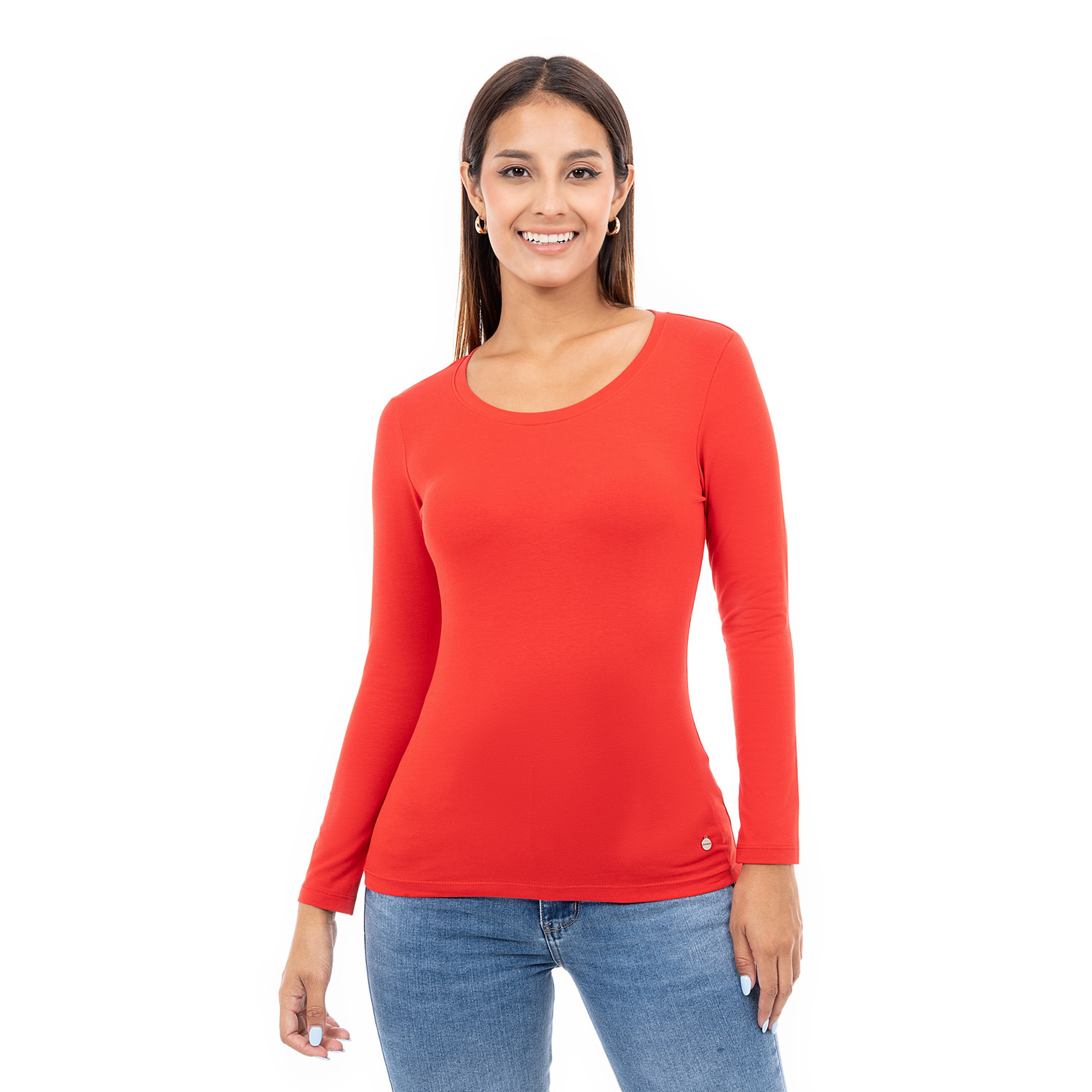 Polo Jersey Full Lycra M/L Monica Rojo Pionier