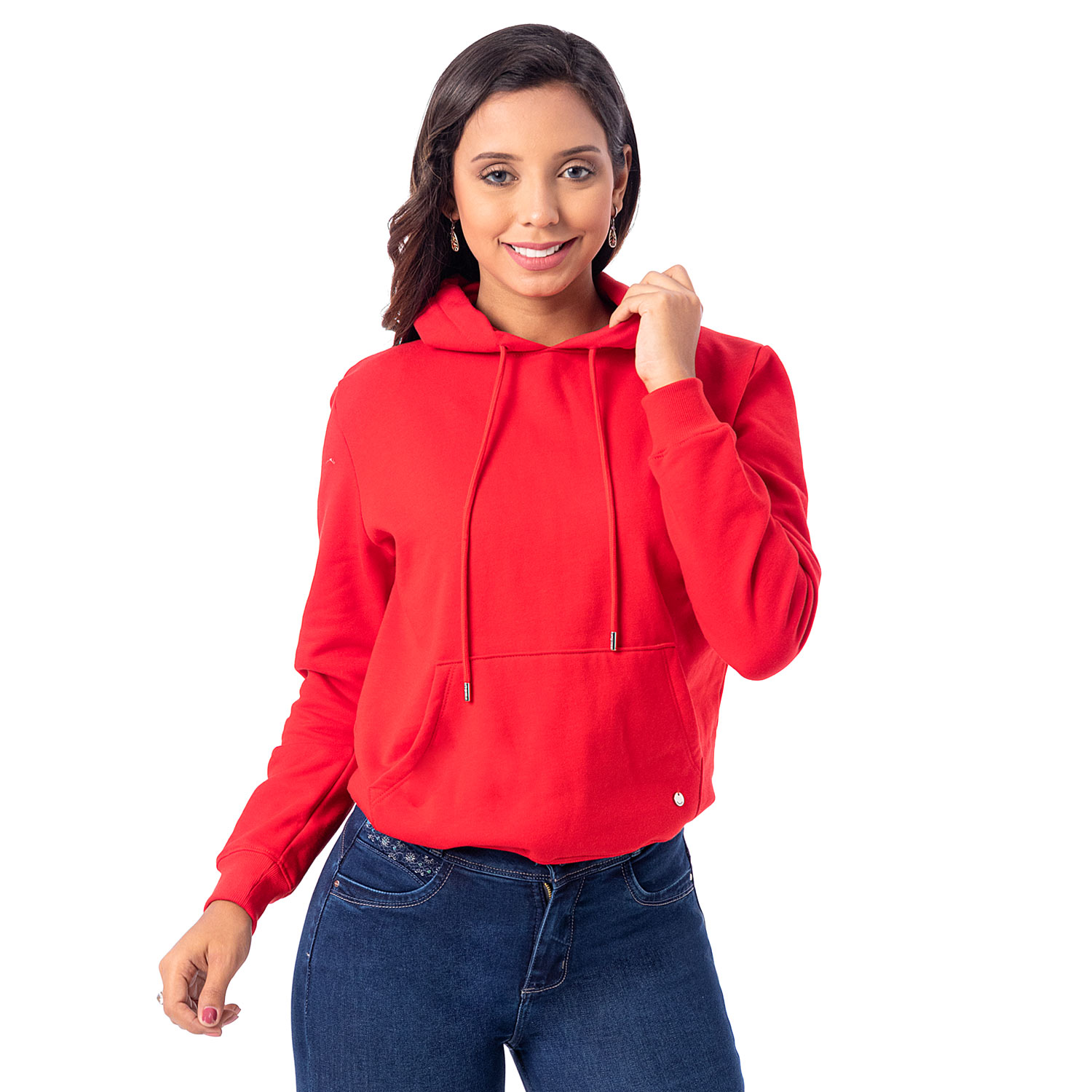 Polera Franela C Cap Hariend Rojo Pionier