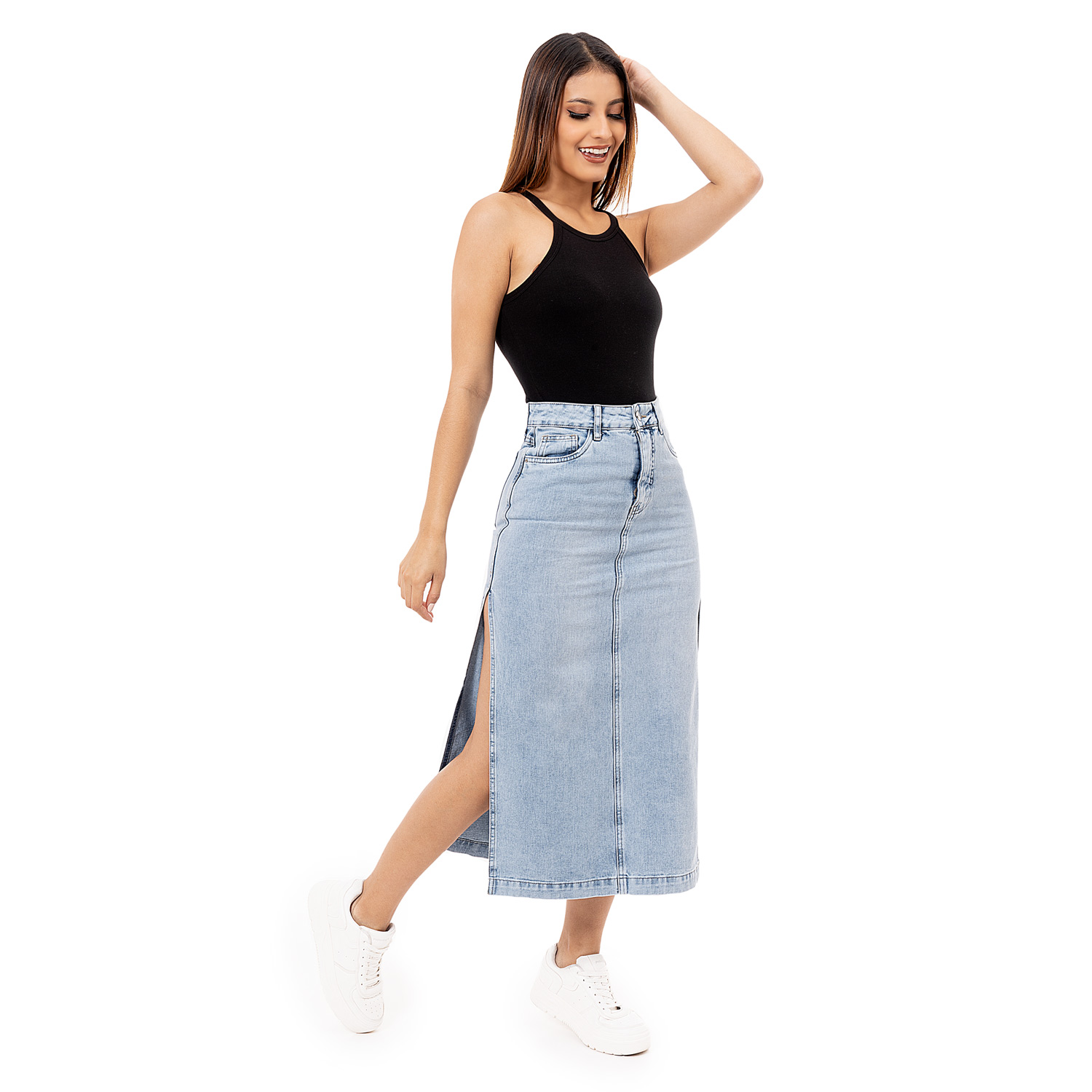 Blusas para falda corta clearance de jean