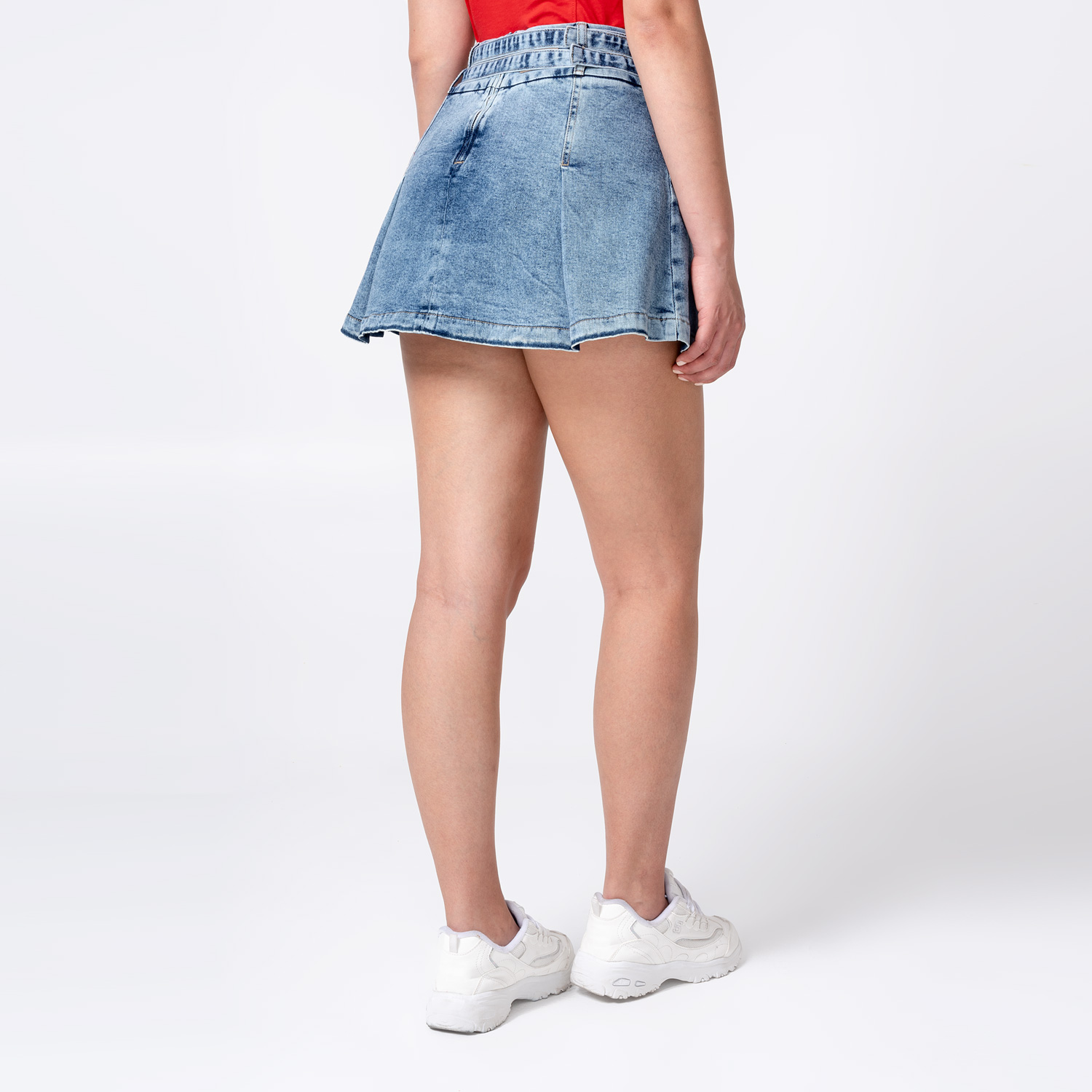 Falda Short Jean Yulessi Total Sky Pionier