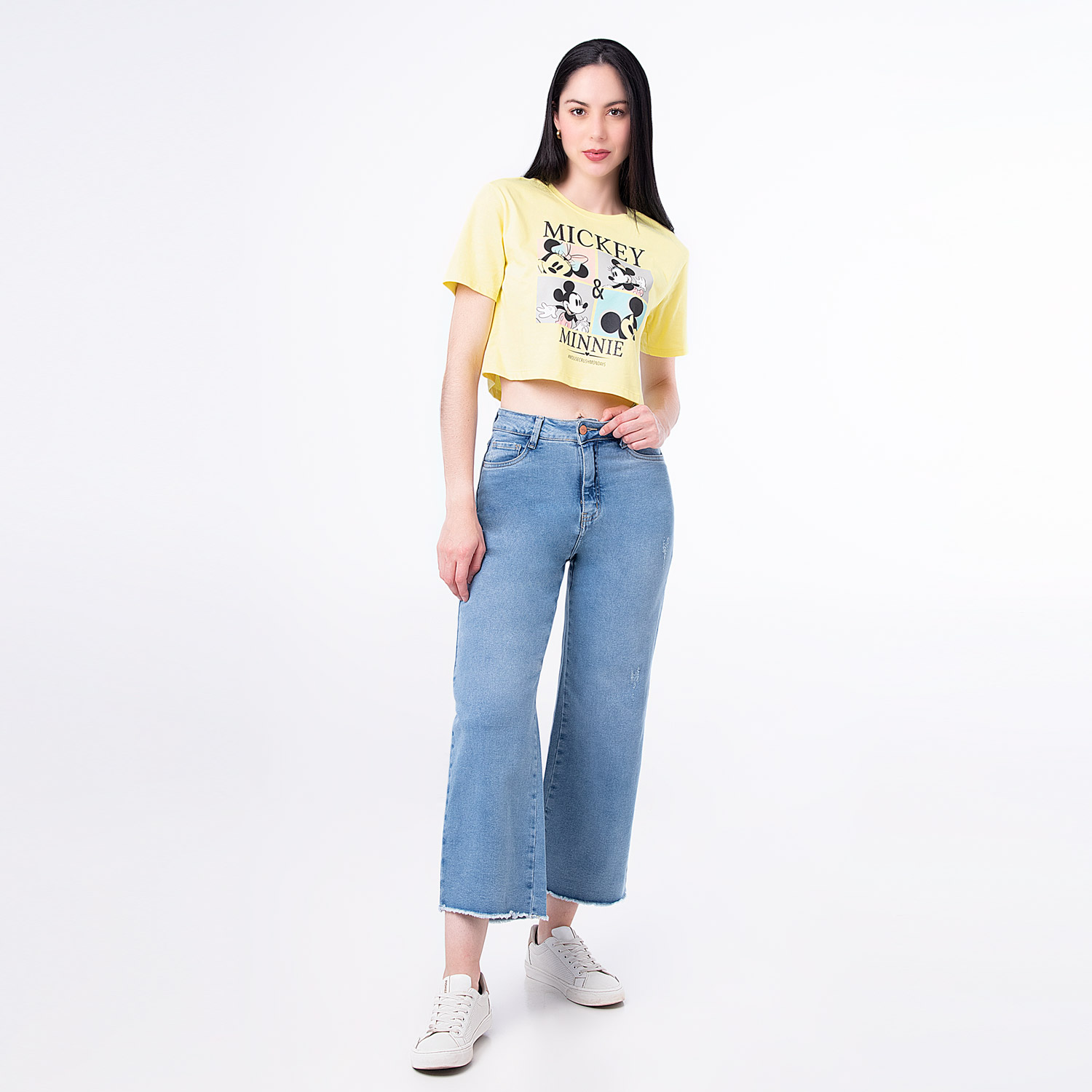 Pantalon Jean Stch. (Wide Leg) Glecy Total Sky Torn | Pionier