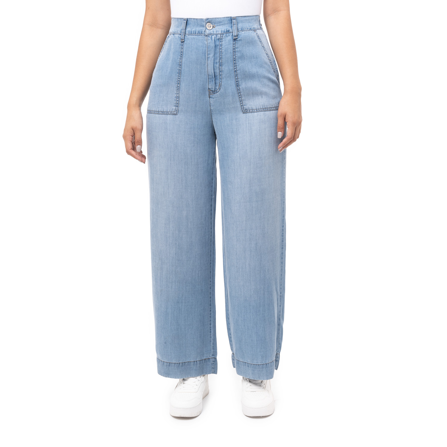 Wide Leg Jean Pionier Para Mujer Pantalon Jean Light (Wide Leg - Main Image
