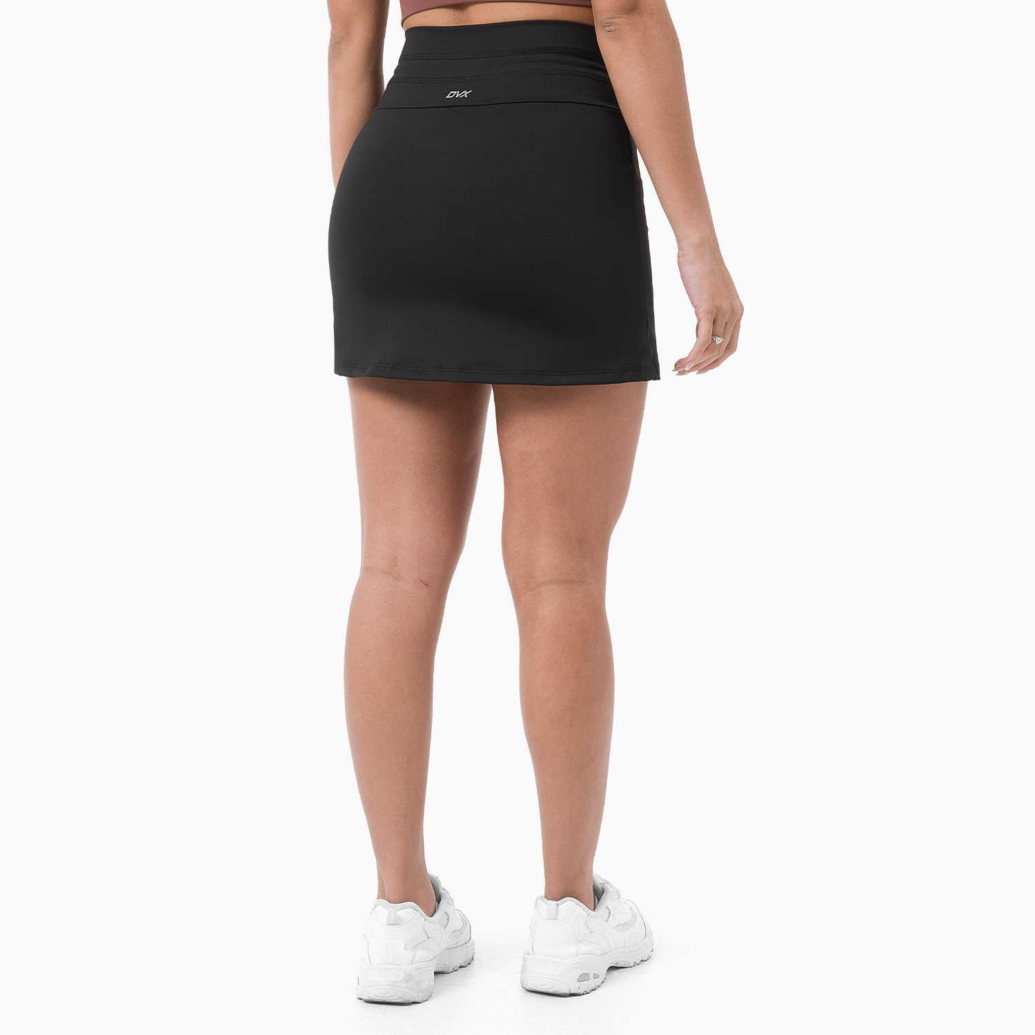 Falda Short Deportivo Lycra Velych Negro Pionier