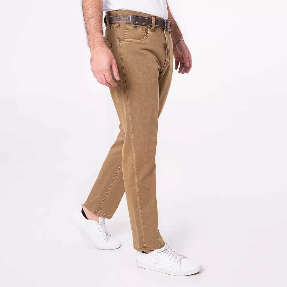 Pantalon Twill Comfort (Lr/Sptl) Beckham New Camell